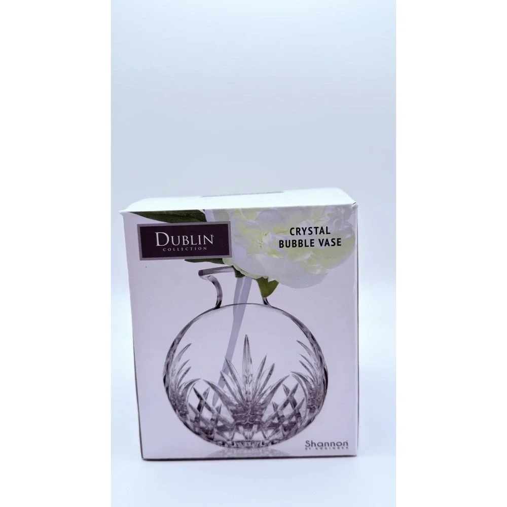 Dublin Crystal Bubble Vase Glass|Home Decor|Flower Holder|New